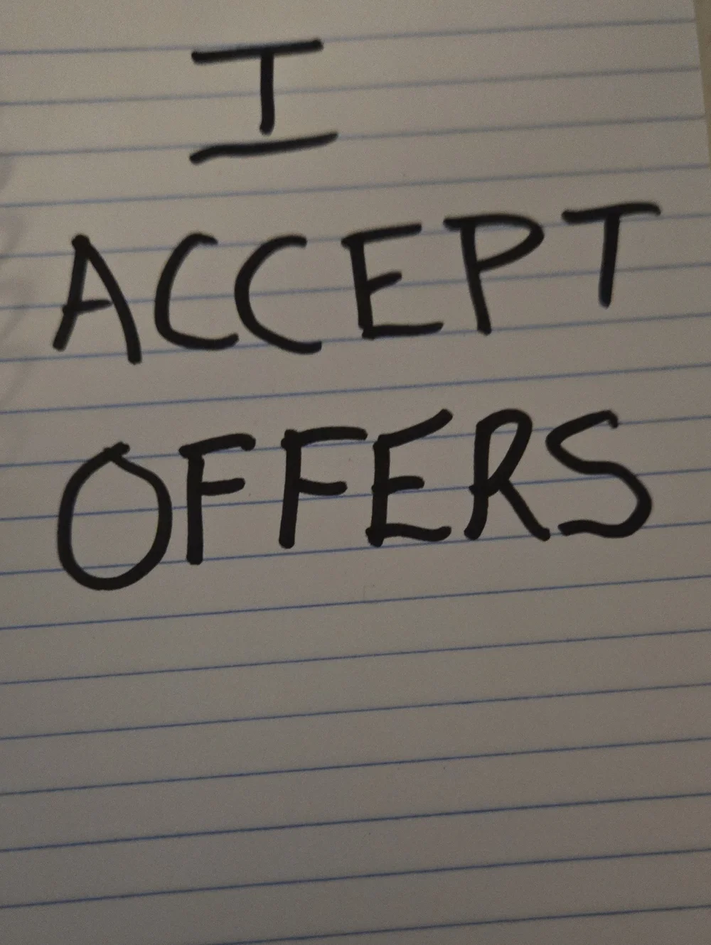 Handwritten Home Accent Sign in Black Ink - Neutral Home Decor